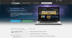 Desktop Screenshot of fuse.fender.com